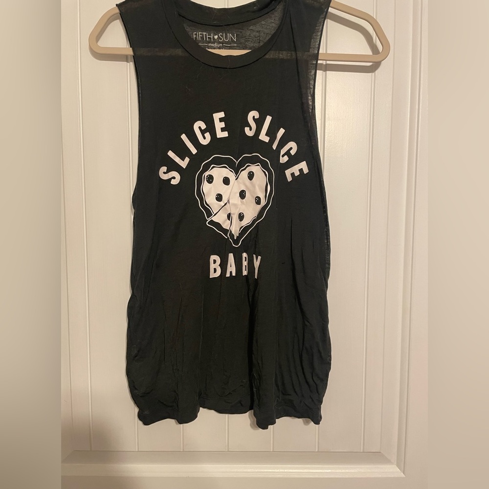Black cut off Tee (Muscle Tee)